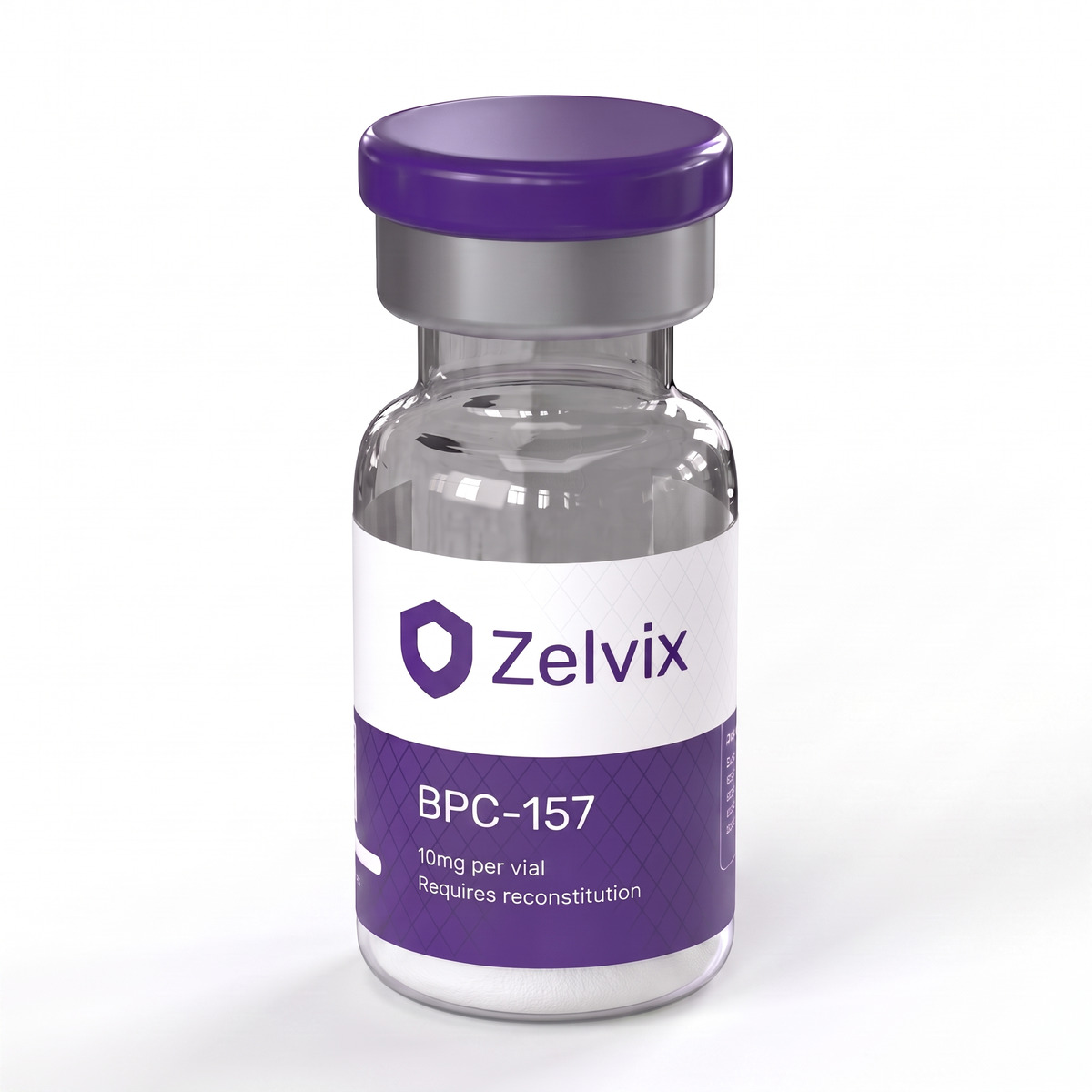 Zelvix Labs BPC-157 10mg lyophilized vial